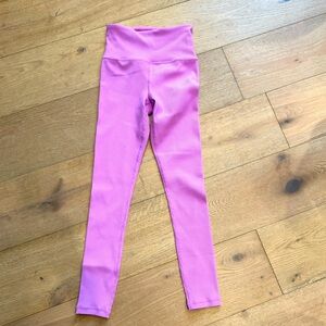 Athleta Ribbed Elation Tight - Pink - XS - like new!